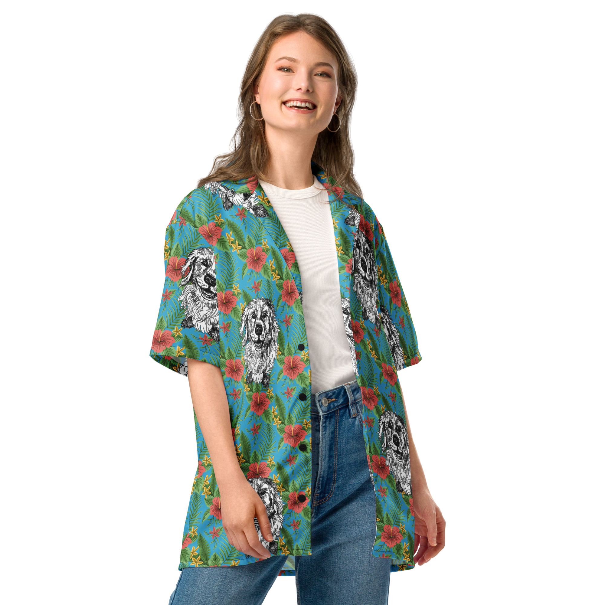 Unisex button shirt - Image 3