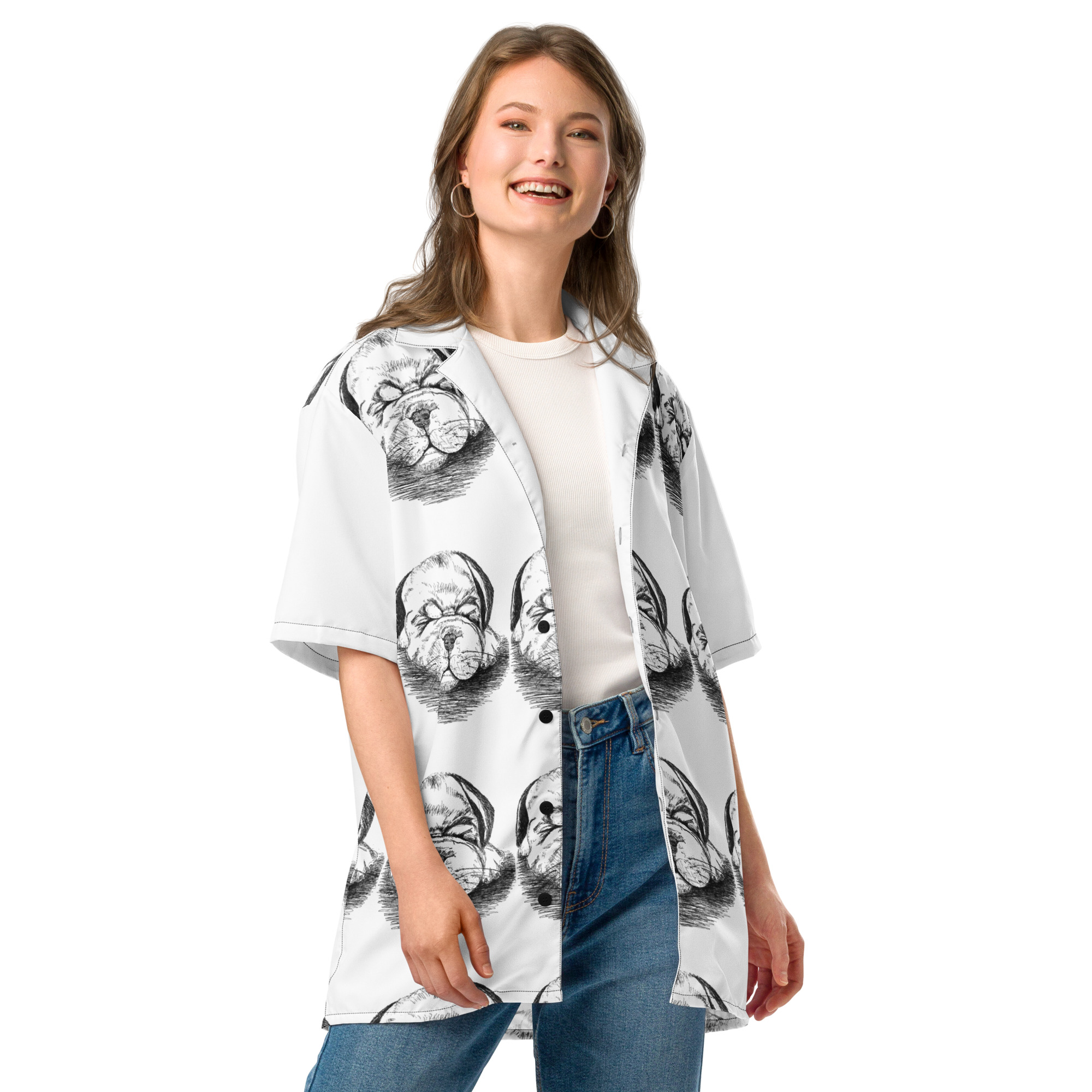 Unisex button shirt - Image 3