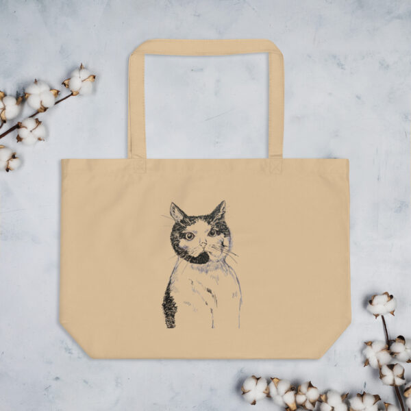 Large organic tote bag