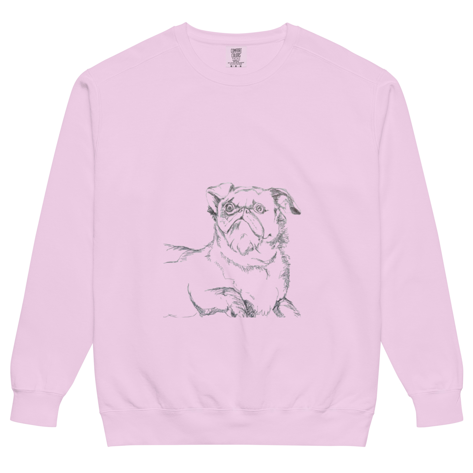 Unisex garment-dyed sweatshirt - Image 3