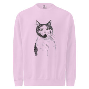 Unisex garment-dyed sweatshirt
