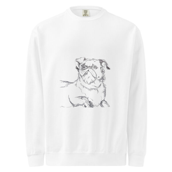 Unisex garment-dyed sweatshirt - Image 9