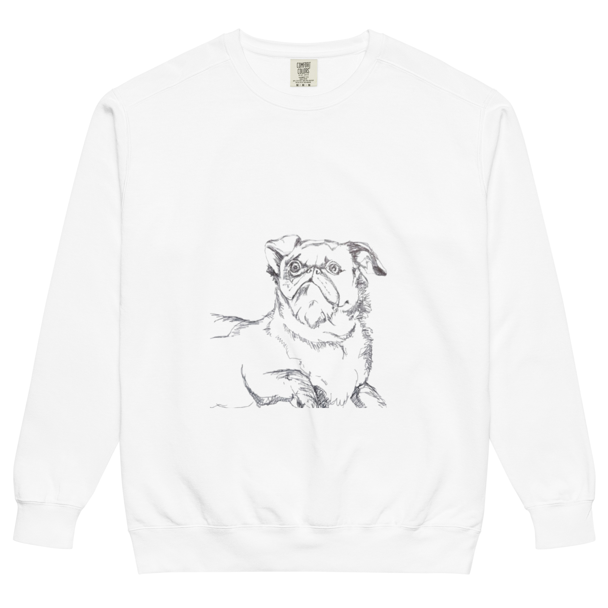 Unisex garment-dyed sweatshirt - Image 6