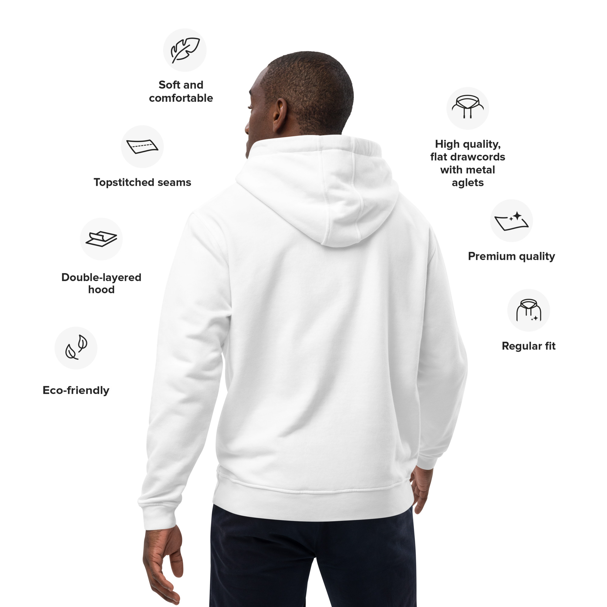 Premium eco hoodie - Image 4