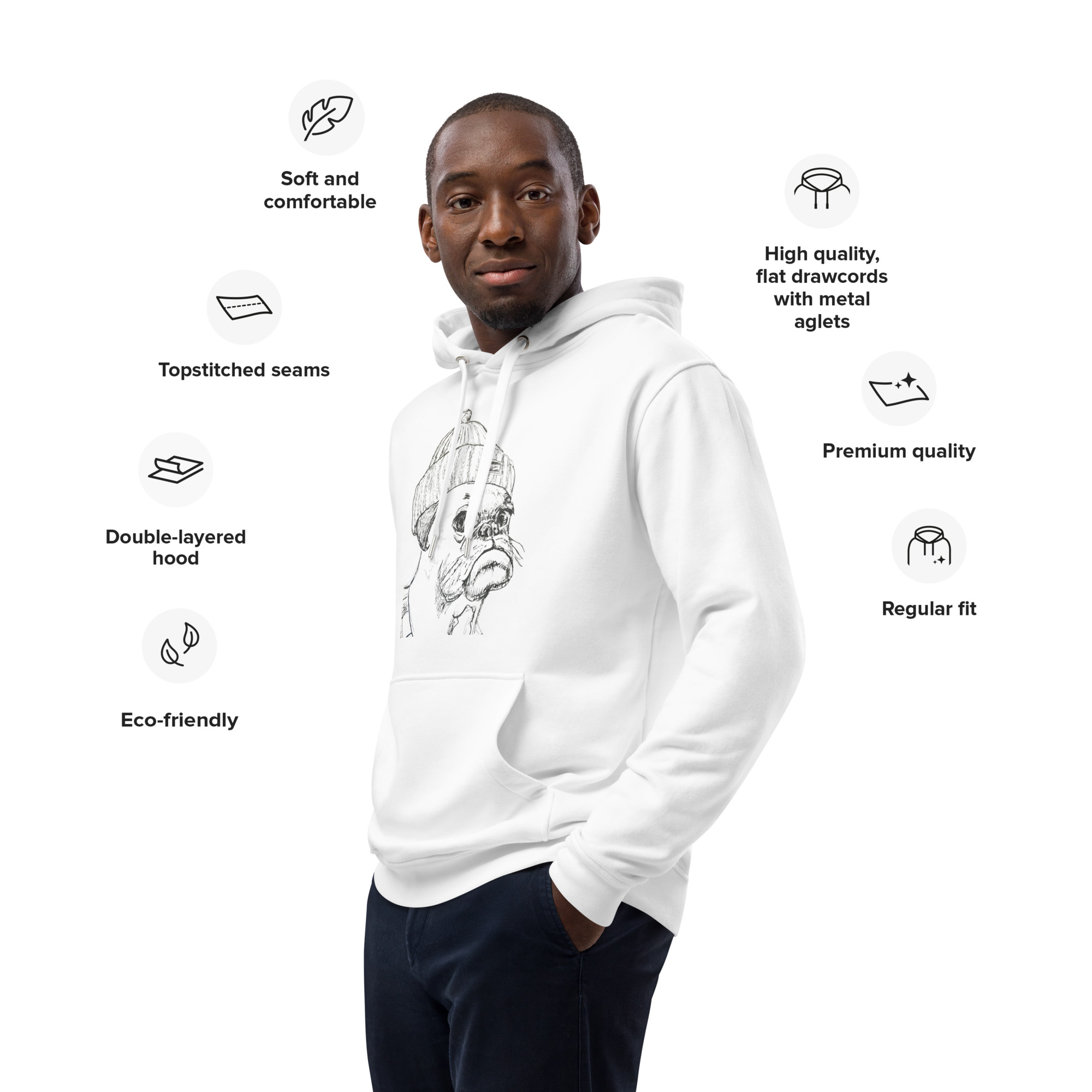 Premium eco hoodie - Image 2