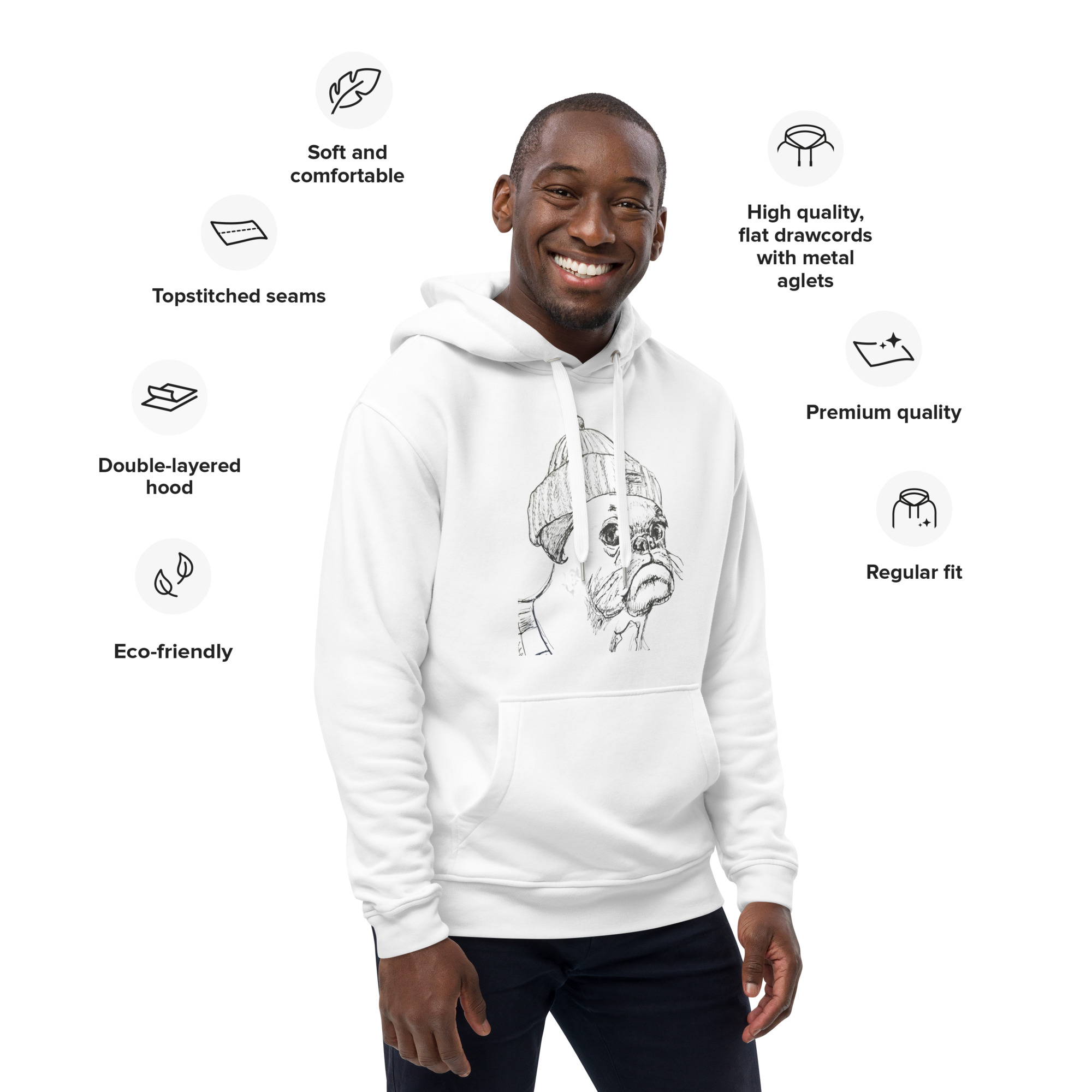 Premium eco hoodie - Image 3